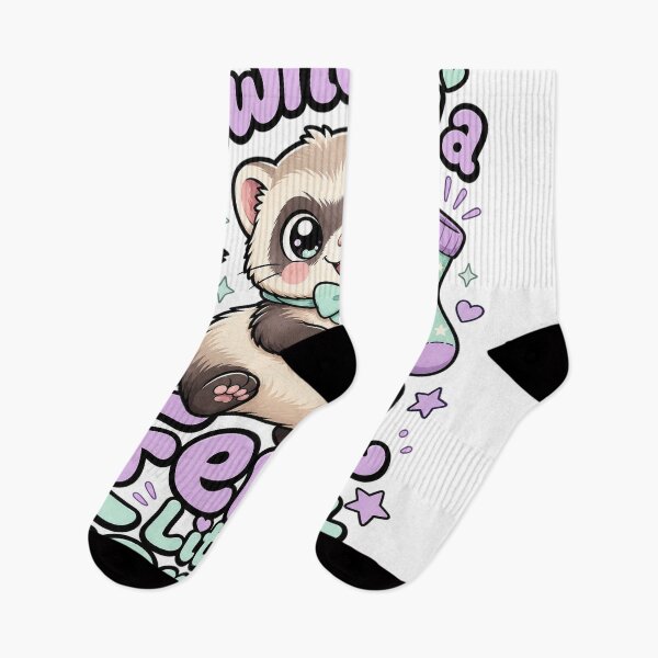 Item preview, Ferret Owner Pastel Aesthetic Funny Animal Lover designed and sold by VisualArtsOasis.