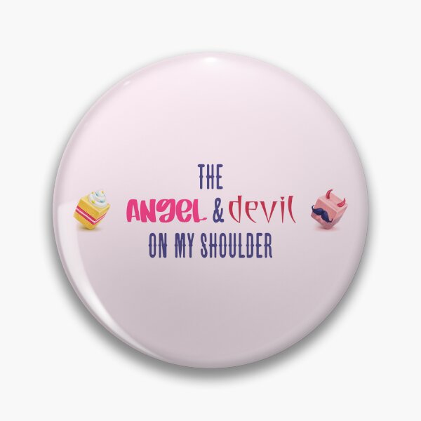 Item preview, Angel & Devil… (on Pink) designed and sold by PawsitiveMum3.