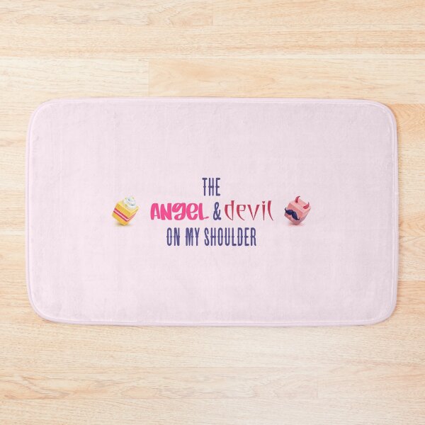 Item preview, Angel & Devil… (on Pink) designed and sold by PawsitiveMum3.