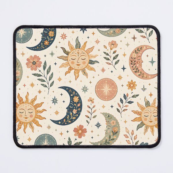 Item preview, Celestial Bloom Dreamscape Pattern designed and sold by Jaideep Walia.