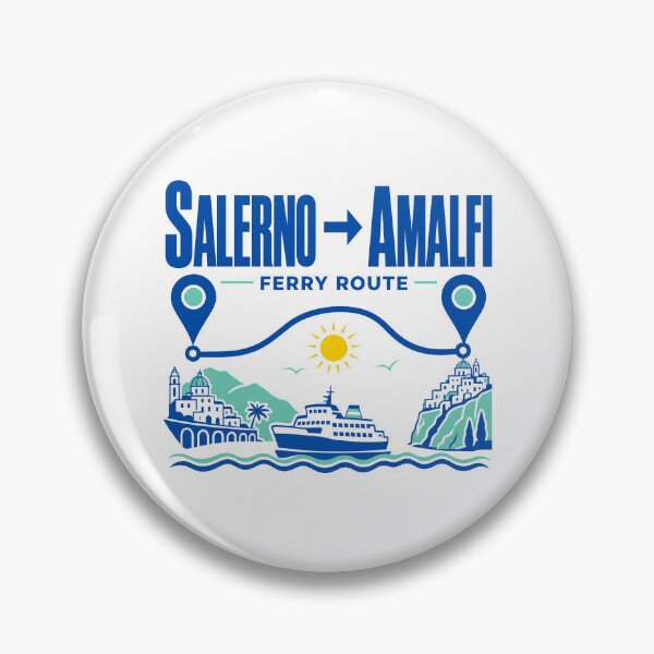 Item preview, Salerno–Amalfi ferry route souvenir designed and sold by pirminio.