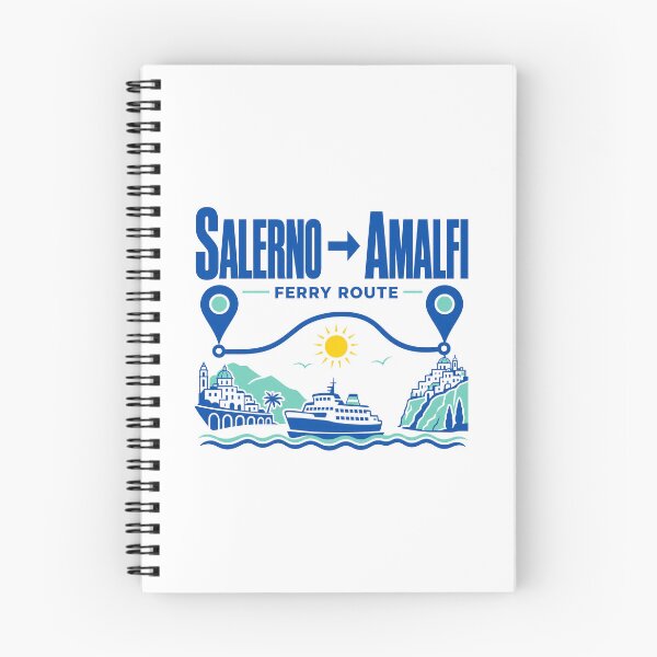Item preview, Salerno–Amalfi ferry route souvenir designed and sold by pirminio.