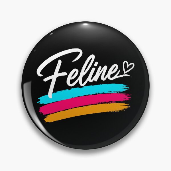 Item preview, Feline Heart Brush Stroke Cat Lover Design | Minimalist Pet Lover Typography t shirt design designed and sold by Tamimcreations.