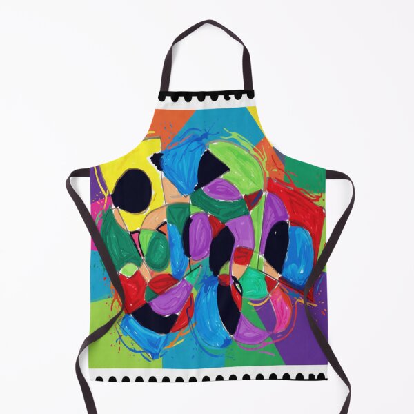 Item preview, abstract collision stamp colorful geometric abstract design designed and sold by SmashingDeals.