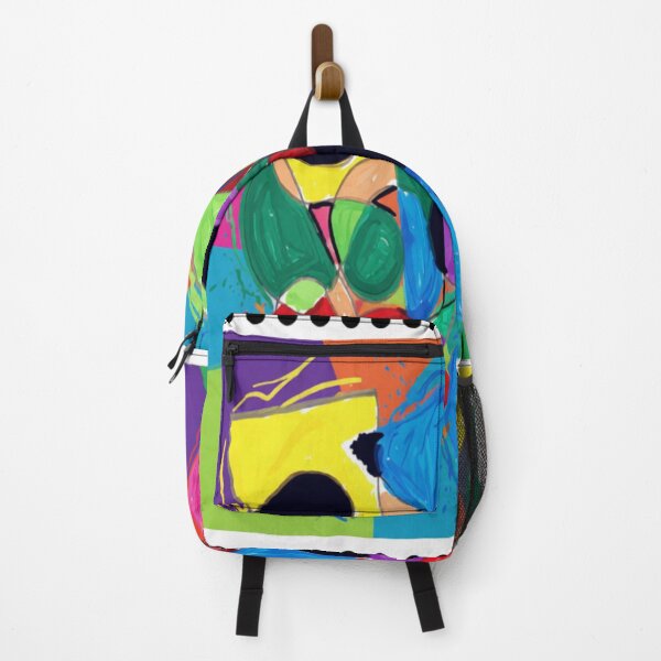 Item preview, abstract collision stamp colorful geometric abstract design designed and sold by SmashingDeals.