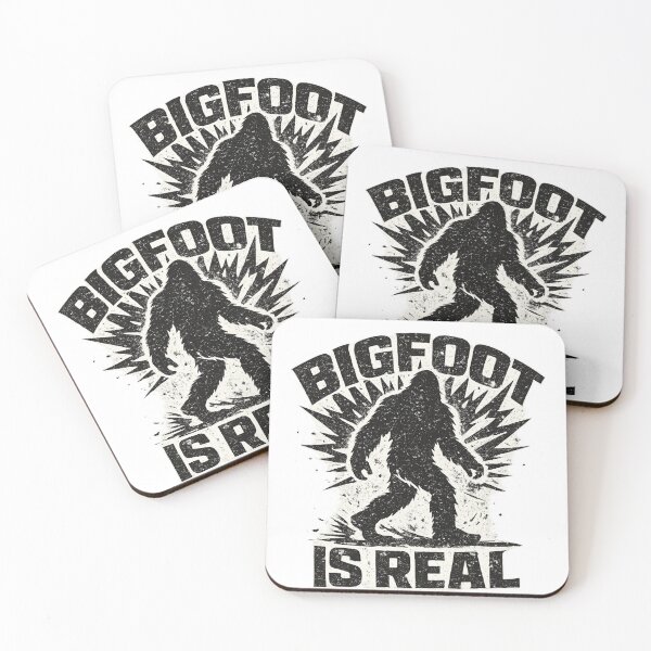 Item preview, Bigfoot Is Real - Retro Grunge Silhouette designed and sold by redsharkuk.