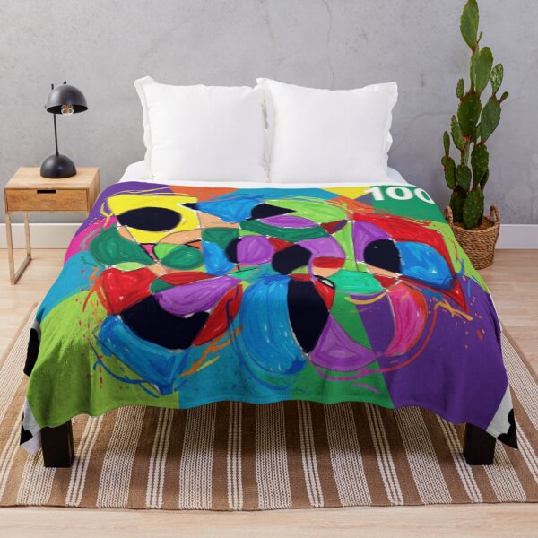 Item preview, abstract collision stamp colorful geometric abstract design designed and sold by SmashingDeals.