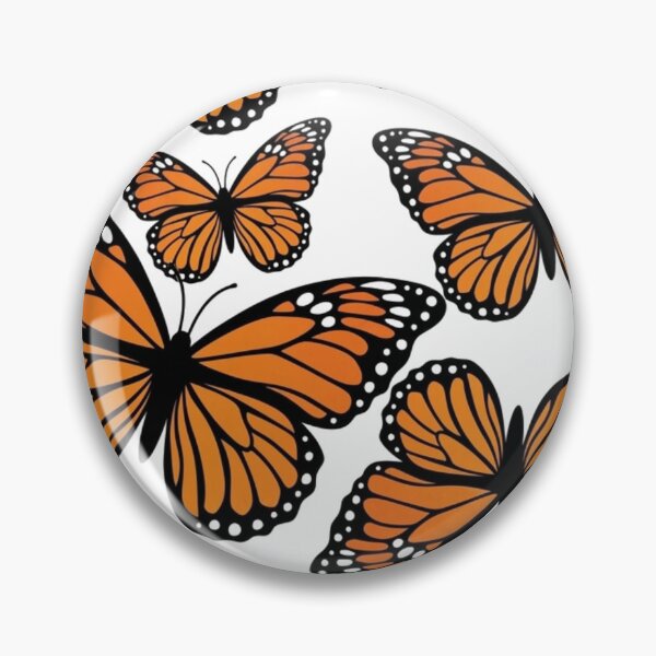 Item preview, Midnight Monarch Butterfly Swarm Pattern designed and sold by LoveDesignMania.