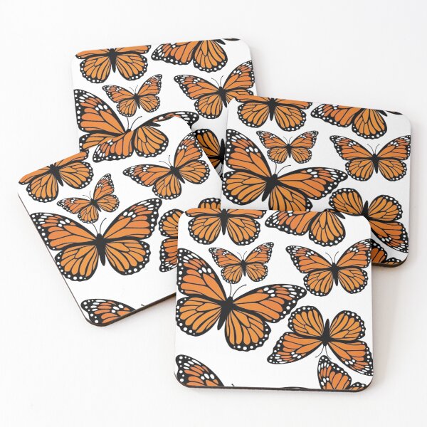 Item preview, Midnight Monarch Butterfly Swarm Pattern designed and sold by LoveDesignMania.