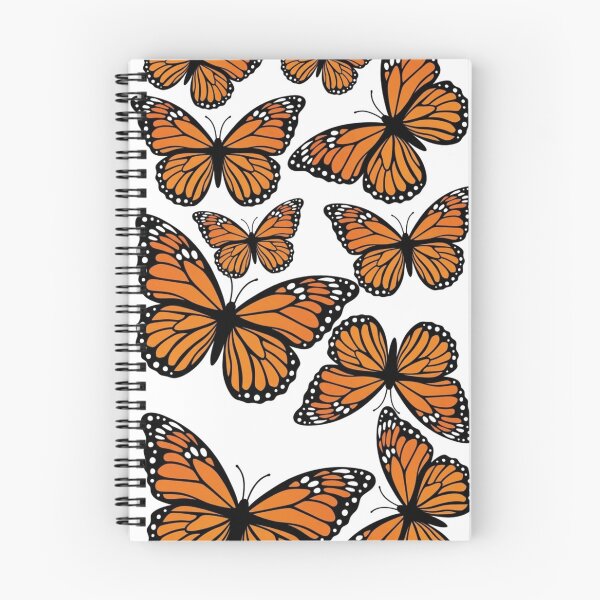 Item preview, Midnight Monarch Butterfly Swarm Pattern designed and sold by LoveDesignMania.