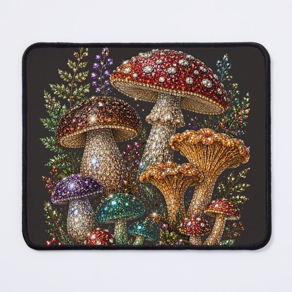 Item preview, Crystal Woodland Mushrooms | Enchanted Forest Gems designed and sold by JustResultsCo.