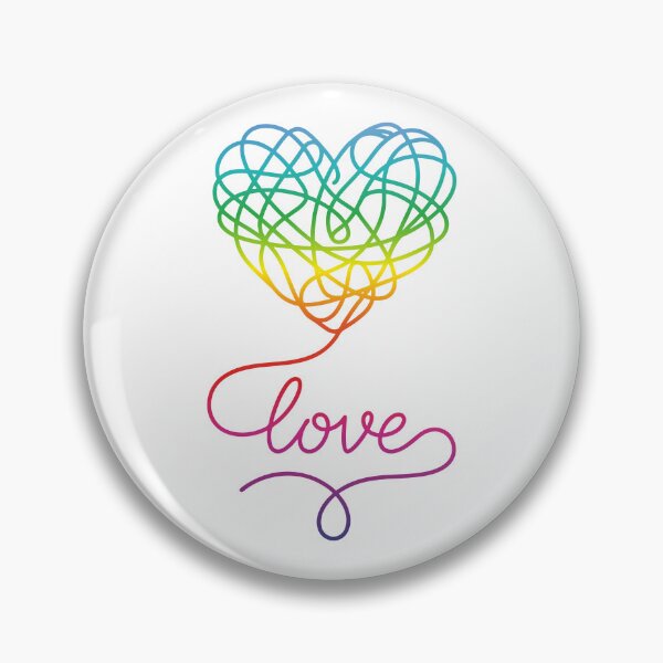 Item preview, Rainbow Love Heart Thread designed and sold by Blessingeight.