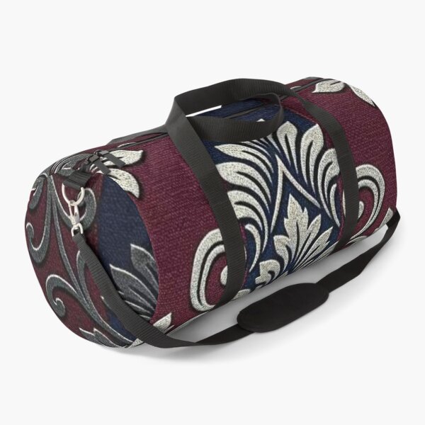 Item preview, Midnight Blue & Burgundy Striped Damask designed and sold by DesignsByPrnces.