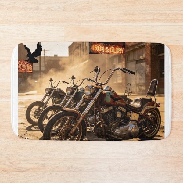 Item preview, Iron & Glory –  Motorcycles Street Scene designed and sold by wojtas90.