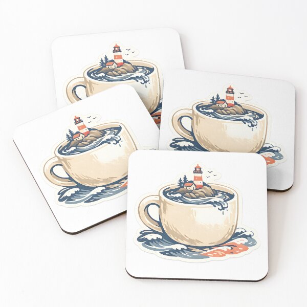 Item preview, Lighthouse Coffee Mug Mini Island Design designed and sold by Naviora.
