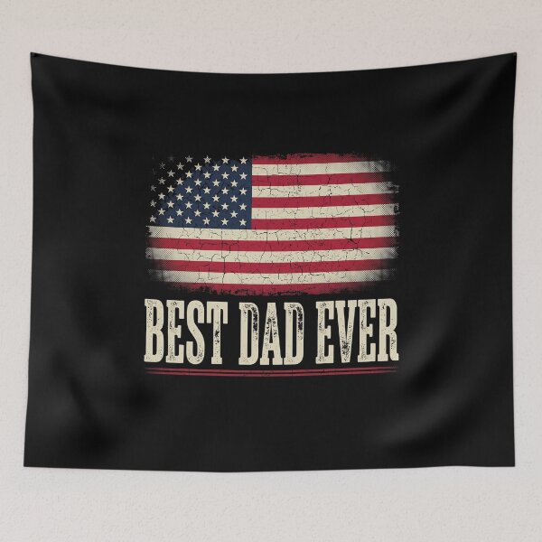 Item preview, Best Dad Ever American Flag Patriot Father Gift designed and sold by SofenArt.