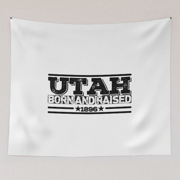Item preview, Utah Born and Raised 1896 designed and sold by HB Shirts.
