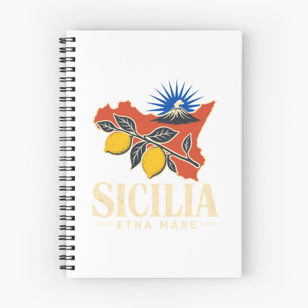 Item preview, Sicily map Etna Mare Lemon designed and sold by pirminio.