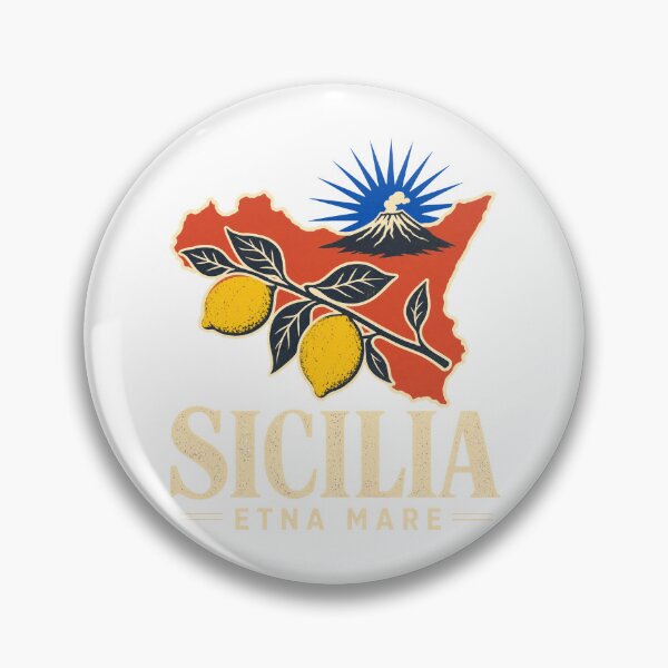 Item preview, Sicily map Etna Mare Lemon designed and sold by pirminio.
