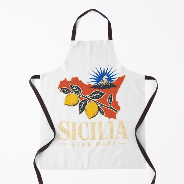 Item preview, Sicily map Etna Mare Lemon designed and sold by pirminio.