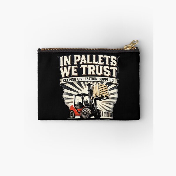 Item preview, In Pallets We Trust Forklift Retro Design designed and sold by RetroNibylander.
