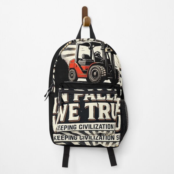 Item preview, In Pallets We Trust Forklift Retro Design designed and sold by RetroNibylander.