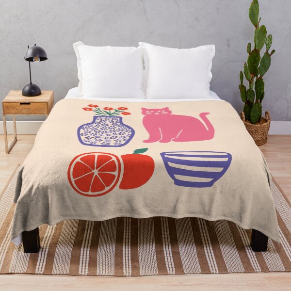 Item preview, Pink Cat Nordic Folk designed and sold by soheedesigns.