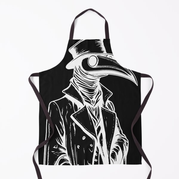 Item preview, Gothic Plague Doctor Woodcut Silhouette Dark Aesthetic T-Shirt designed and sold by DarkOriginArts.