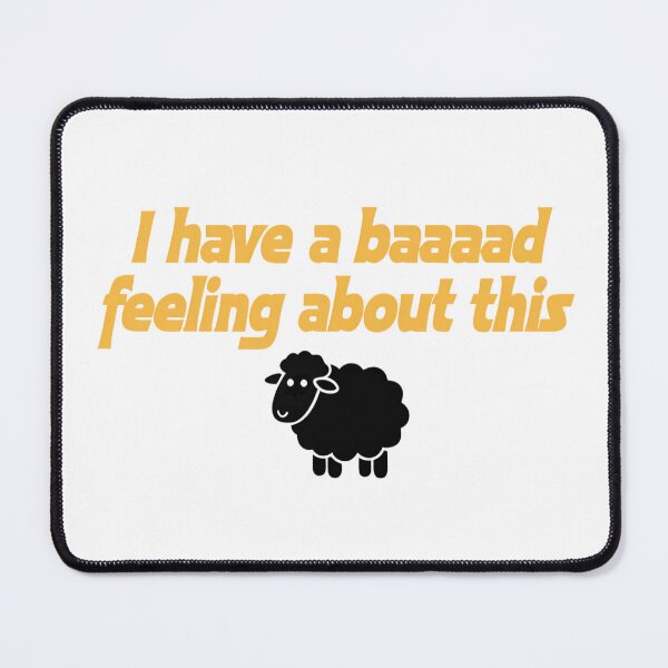Item preview, Bad feeling sheep designed and sold by Lore Nexus.