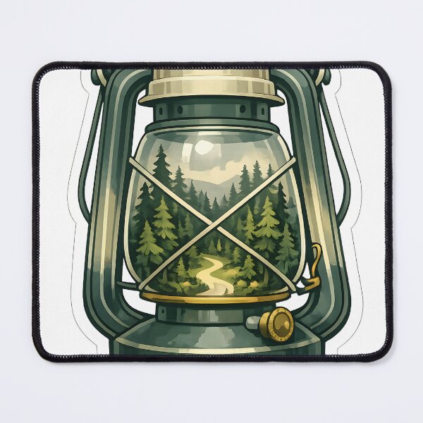 Item preview, Forest Lantern Mini Nature Illustration designed and sold by Naviora.