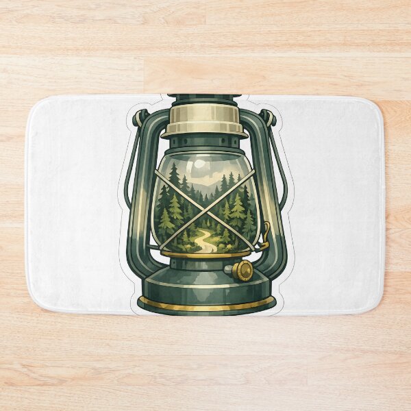 Item preview, Forest Lantern Mini Nature Illustration designed and sold by Naviora.