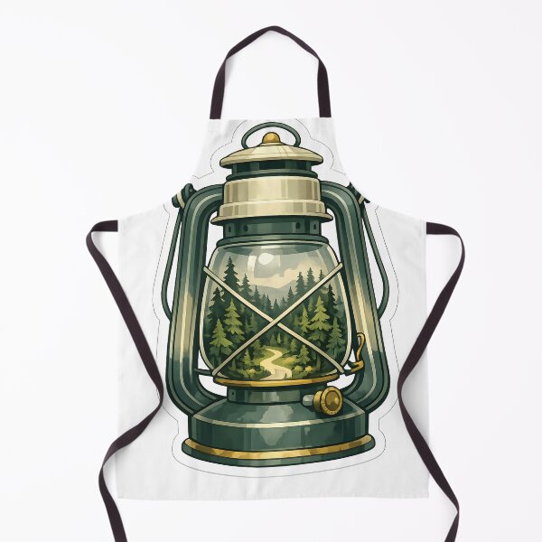 Item preview, Forest Lantern Mini Nature Illustration designed and sold by Naviora.
