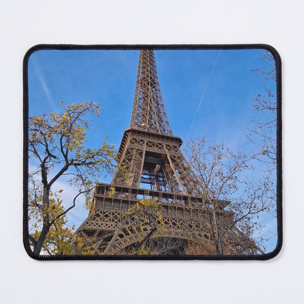 Item preview, Eiffel Tower behind autumn trees designed and sold by psychoshadow.