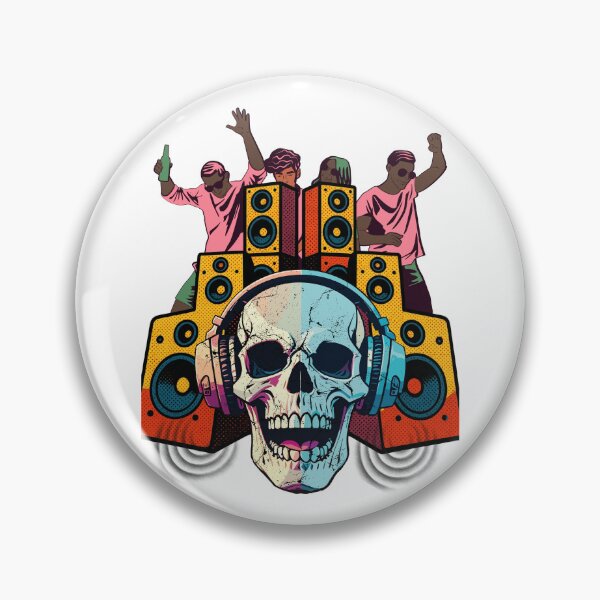 Item preview, DJ Skull Bass Party – Neon Music Speaker designed and sold by eventdesign77.