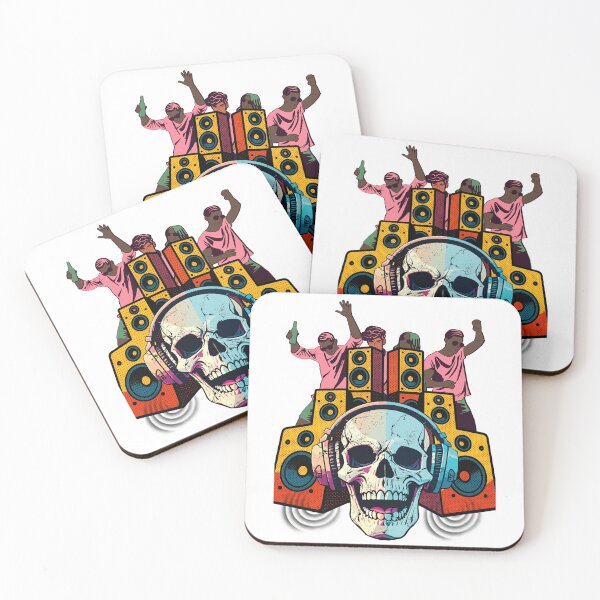 Item preview, ‏DJ Skull Bass Party – Neon Music Speaker designed and sold by eventdesign77.