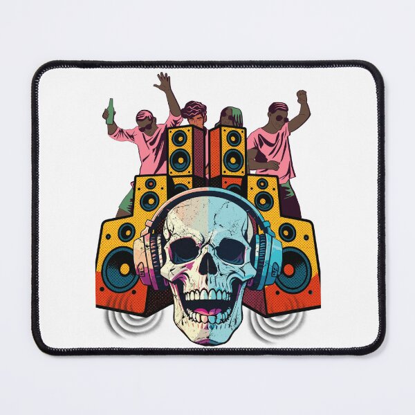 Item preview, DJ Skull Bass Party – Neon Music Speaker designed and sold by eventdesign77.
