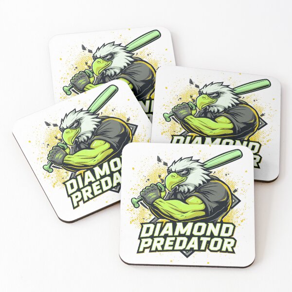 Item preview, Diamond Predator Eagle Baseball Design | Retro Sports Mascot Graphic Tee designed and sold by Vvmd.