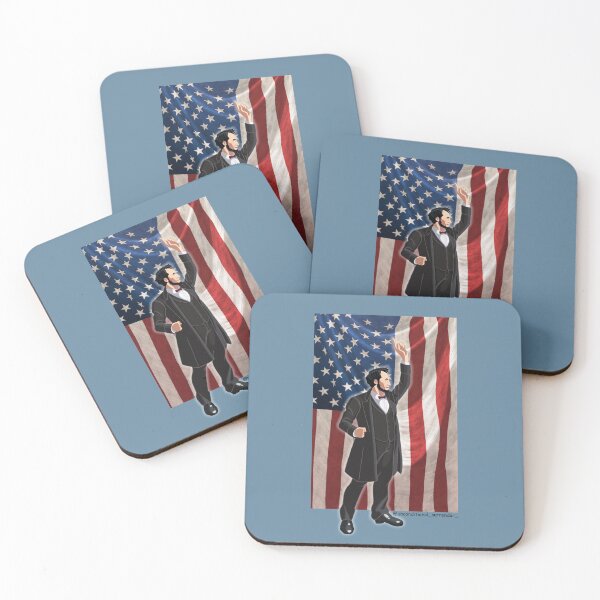 Item preview, "Four score and seven years ago..." (Square Flag Vers) designed and sold by Ulysses Gallo.