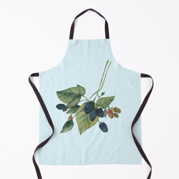 Item preview, watercolor blackberry branch designed and sold by IreneRuya.