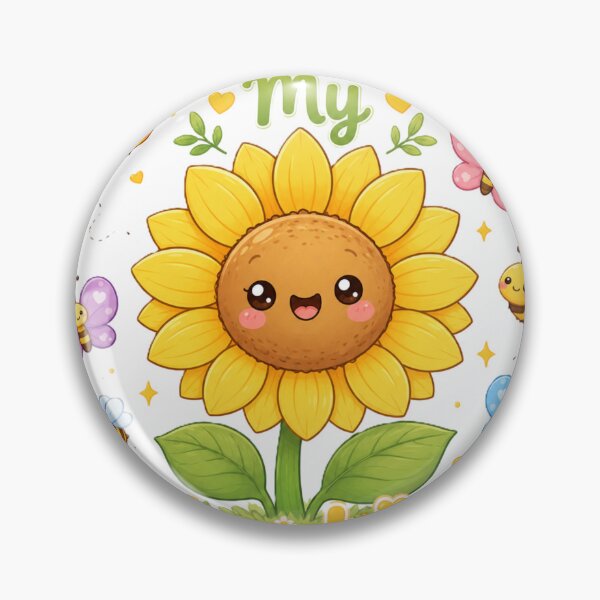 Item preview, You Are My Sunshine Cute Sunflower Bees Butterflies Kawaii Design designed and sold by Sharlo Shop.