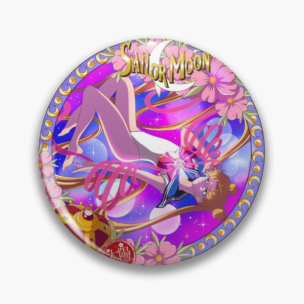 Item preview, Transformation Brooch Moon Crystal Magic designed and sold by lennonartwork.