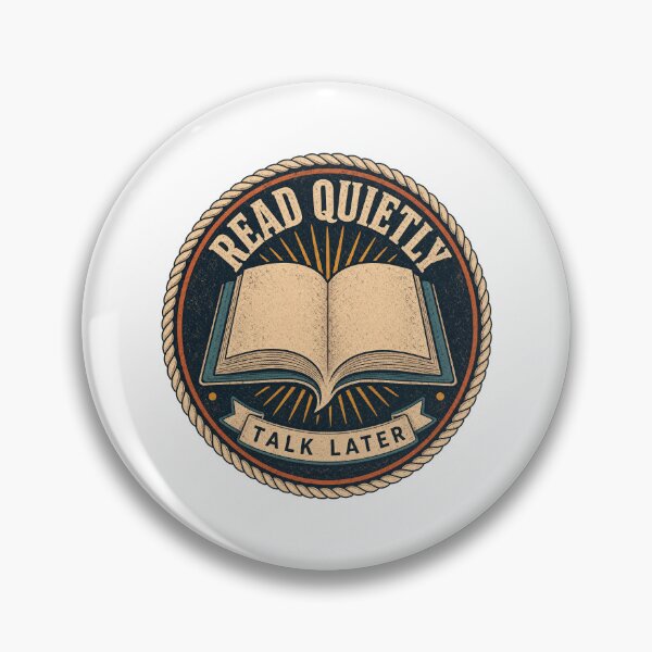Item preview, Silent Book Club Motto designed and sold by pirminio.