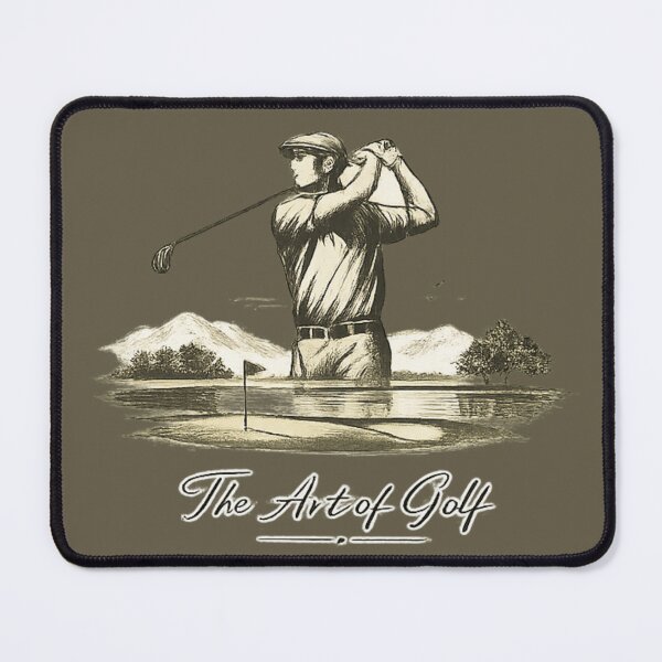 Item preview, Vintage Golf Art Design Elegant Golfer Drawing. designed and sold by LunaPrintCo.