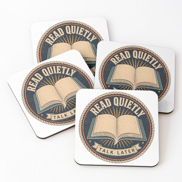Item preview, Silent Book Club Motto designed and sold by pirminio.