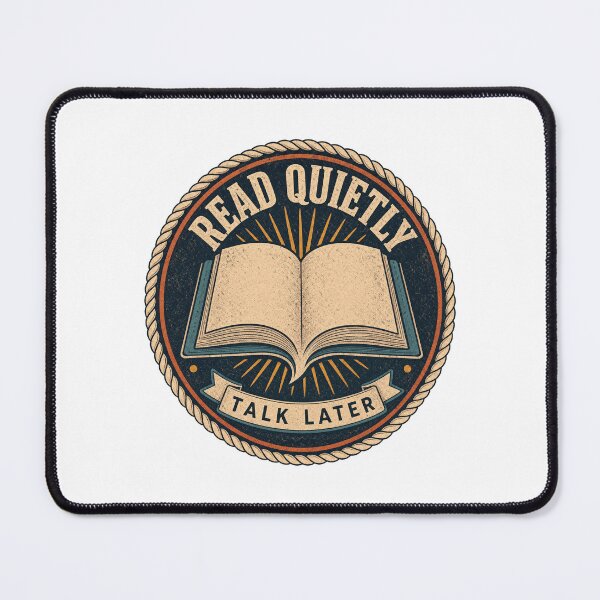 Item preview, Silent Book Club Motto designed and sold by pirminio.
