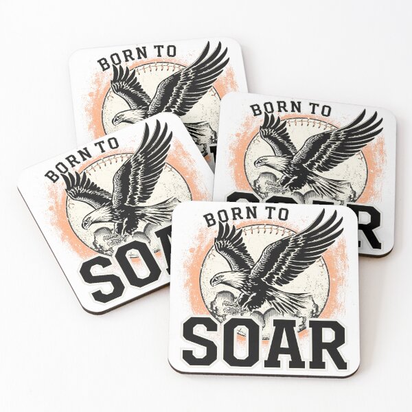 Item preview, Born to Soar Eagle Vintage Baseball Design | Retro Sports Fan Graphic Tee designed and sold by Vvmd.