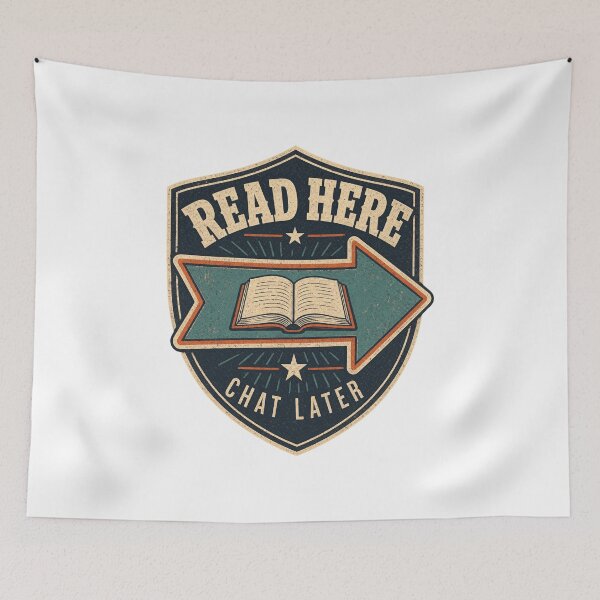 Item preview, Silent Reading Club motif designed and sold by pirminio.