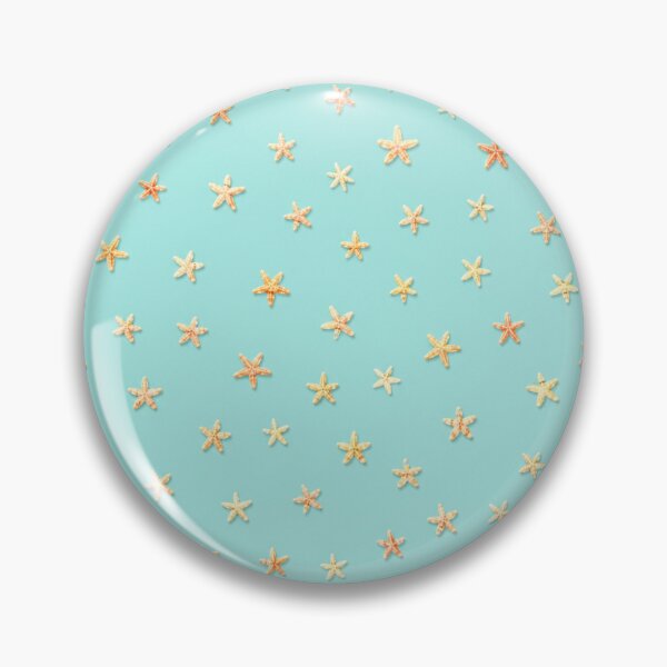 Item preview, Starfish pattern with Turquoise background designed and sold by irisArtts.