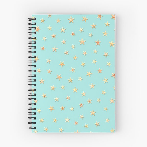 Item preview, Starfish pattern with Turquoise background designed and sold by irisArtts.