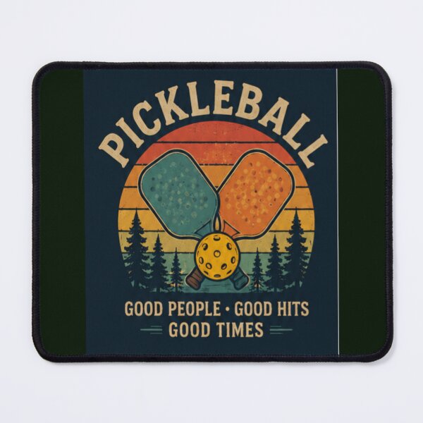 Item preview, Retro Sunset Pickleball – Good People Good Times Vintage Sport designed and sold by HALYNA070824.
